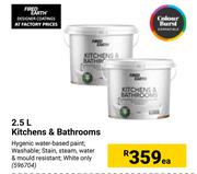 Fired Earth 2.5Ltr Kitchen & Bathrooms-Each