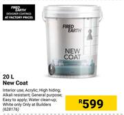 Fired Earth New Coat-20Ltr