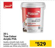 Plascon True Colour Acrylic PVA-20Ltr