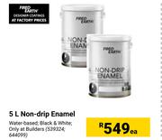 Fired Earth Non-Drip Enamel-5Ltr Each