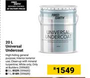 Fired Earth 20L Universal Undercoat