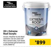 Fired Earth Extreme Roof Acrylic-20Ltr