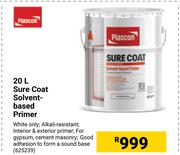 Plascon Sure Coat Solvent-Based Primer-20Ltr