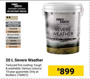 Fired Earth Severe Weather-20Ltr