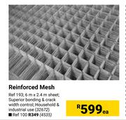 Reinforced Mesh Ref 193-6m x 2.4m Sheet Each
