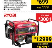 Ryobi 4 Stroke Key Start Generator RG-7900K