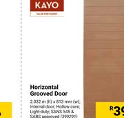 Kayo Horizontal Grooved Door