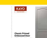 Kayo Classic Primed Embossed Door