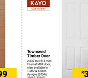Kayo Townsend Timber Door