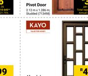 Kayo Aluminium Entrance Door 
