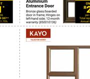 Kayo 28mm Aluminium Window