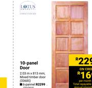 Lotus 10 Panel Door