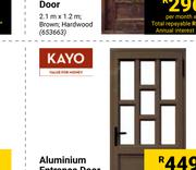 Kayo Aluminium Entrance Door 