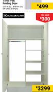 Home & Kitchen 2 Door Built In Cupboard-1.2m (w) x 2.1m (h) x 500mm (d)
