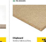 PG Bison Chipboard-16mm x 1.83m x 2.75m