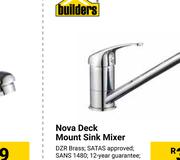 Builders Nova Deck Mount Sink Mixer