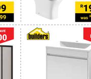 Builders Coral Wall Hung Bathroom Vanity