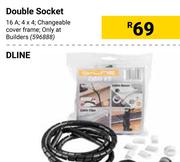 Dline Desk Cable Tidy Accessory Kit Black-Per Pack