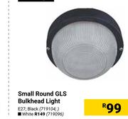 Lightworx Small Round GLS Bulkhead Light
