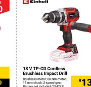 Einhell 18V TP-CD Cordless Brushless Impact Drill