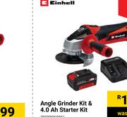Einhell Angle Grinder Kit & 4.0 Ah Starter Kit