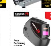 Black Smith Auto Darkening Flame Helmet