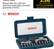 Bosch 46 Piece SDB & Nutsetter Set Black