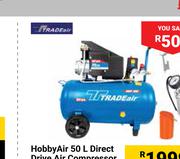 Tradeair Hobby Air 50L Direct Drive Air Compressor