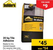 Builders 20Kg Tile Adhesive