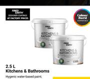 Fired Earth 2.5L Kitchens & Bathrooms-Each