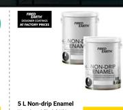 Fired Earth 5L Non Drip Enamel