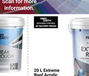 Fired Earth 20L Extreme Roof Acrylic