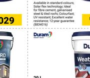 Duram 20L Weather Roof