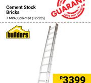 Builders Aluminium Extender Ladder 6m