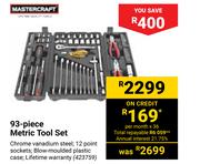 Mastercraft 93 Piece Metric Tool Set