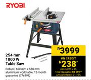 Ryobi 254mm 1800W Table Saw