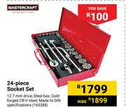 Mastercraft 24 Piece Socket Set