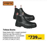 Interceptor Teleza Boots-Per Pair