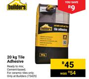Builders 20Kg Tile Adhesive