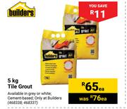 Builders 5Kg Tile Grout-Each