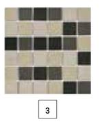 Mosaic Porcelain Tiles-298mm x 298mm Per Pack