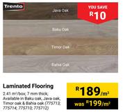 Trento Laminated Flooring-Per Sqm