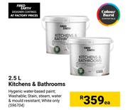 Fired Earth 2.5L Kitchens & Bathrooms-Each