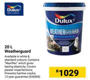 Dulux 20L Weatherguard