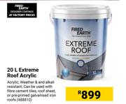 Fired Earth 20L Extreme Roof Acrylic