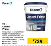 Duram 1L Cement Primer