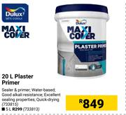 Dulux 20L Maxi Cover Plaster Primer
