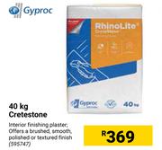 Gyproc 40Kg Cretestone