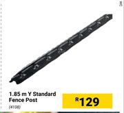 1.85m Y-Standard Fence Post