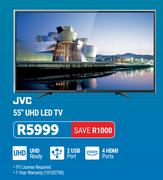 JVC 55" UHD LED TV
